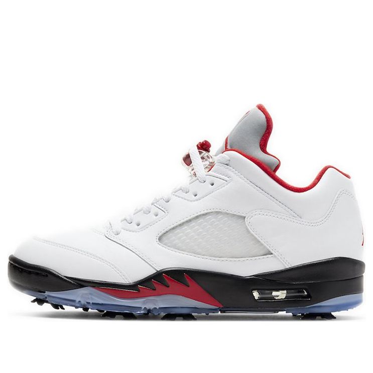 Air Jordan 5 Low Golf 'Fire Red'  CU4523-100 Classic Sneakers